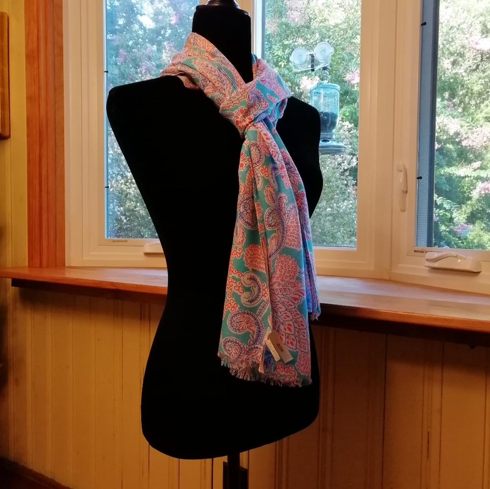 Talbot's Bandana Paisley Oblong Scarf